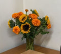 Sunflowers & Marigolds Mixed Bouquet